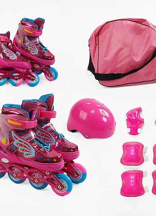 Ролики для детей с поддержкой m 35-38