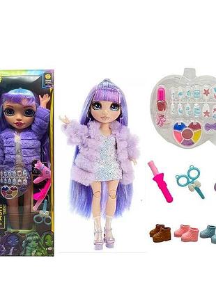 Інтерактивна лялька tk 2329 (24/2) з рухомими кінцівками, знімним одягом, аксесуарами для стилю та косметики, в коробці