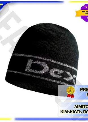 Dm шапка водонепроницаемая dexshell спецификация 2.2 черная зимняя со светоотражающим логом для активно
