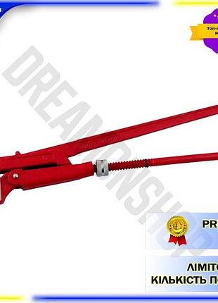 Dm ключ трубный mastertool спецификация 2.2 рычажный 90° х 1" для захвата деталей 310 мм сечением 0-45 spe|lz