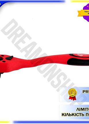 Dm рукоятка з храповим специфікація 2.2 механізмом intertool вигнута 3/8" 72 зуби тріскачка для гайков spe|lz