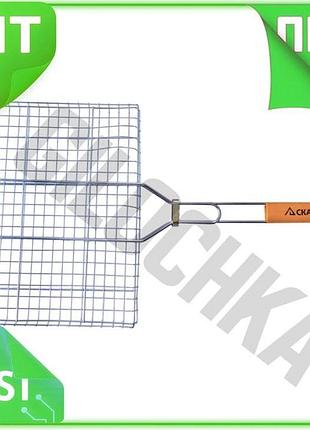 Ve решетка-гриль скаут 350 x new version 260 мм хромированная для запекания курицы универсальная решет n6w_ver