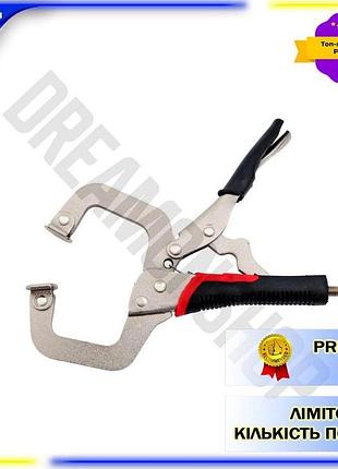 Dm кліщі затискні intertool специфікація 2.2 150 мм c-подібні щипці для фіксації для роботи з деталями spe|lz