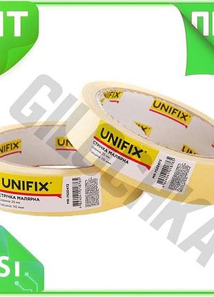 Ve стрічка малярна unifix жовта new version 25 мм x 40 м для фарбування та ремонту клейка стрічка для n6w_ver
