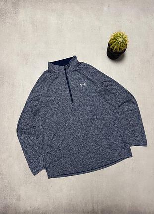 Спортивна кофта термо рашгард under armour зіп 1/3 чоловічий xl оригінал