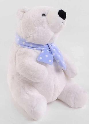 Мягкая игрушка м 47215 (120) «полярный медвежонок» с мягким мехом, 30 см