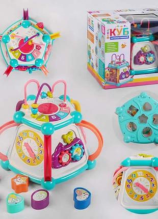 Музыкальный мультибокс 83944 (12/2) «tk group» с украинским озвучиванием, 7 граней, 4 режима пианино,