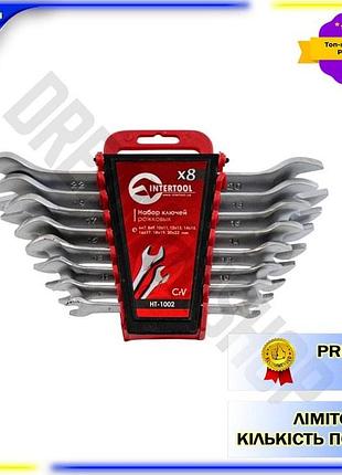 Dm набір ріжкових ключів специфікація 2.2 intertool 12шт 6-32 мм хром-ванадієва сталь гайкові ключі дл spe|lz