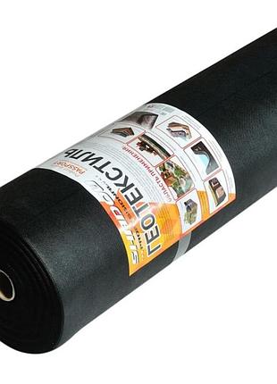 ☛☇геотекстиль чорний 110 г/м² 3.2*50м матеріал для захисту грядок від бур'янів і полуниці ve-33