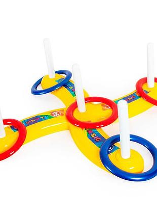 Гр детский набор для активных игр «кольцеброс гиго №2» 1108 (16) «bamsic»