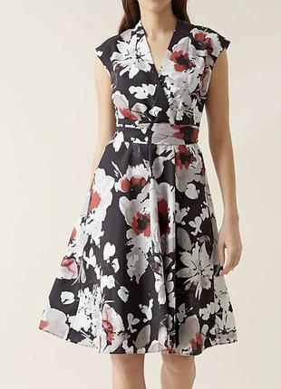 Сукня hobbs delphine, червона/мульти