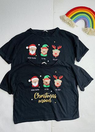 Новий рік футболка майка топ новорічна