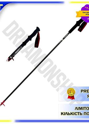 Dm трекінгова палиця naturehike специфікація 2.2 бордова карбонова 99-115 см для туризму легка трекінго spe2c|lz