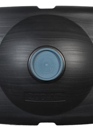 ☛☇бак для душа 200л пластиковый плоский черный для дачи летнего душа емкость для воды ve-33