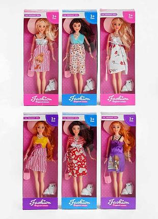 Унікальна лялька sh 196 a-1 (144/2) з функцією вагітності, малюком та відкривним животиком, у стильній коробці