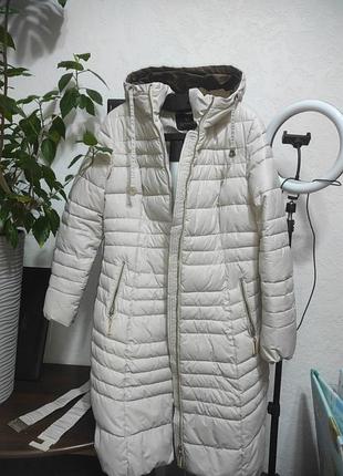 Женский пуховик шикарного качества бренда lusskiri размер xl