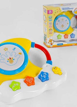 Интерактивное музыкальное пианино-барабан 36924 (30) "tk group" с озвучиванием на украинском, песнями,