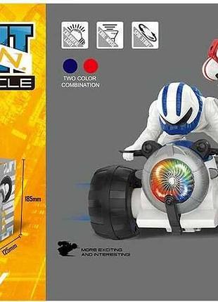 Развлекательный детский мотоцикл ld 162 a (60/2) с музыкой, светом и звуком, 2 цвета, на батарейках, в коробке