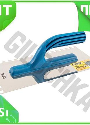 Ve гладилка нержавеющая mastertool 270x125 new version мм для штукатурки и строительных растворов терк n6w_ver