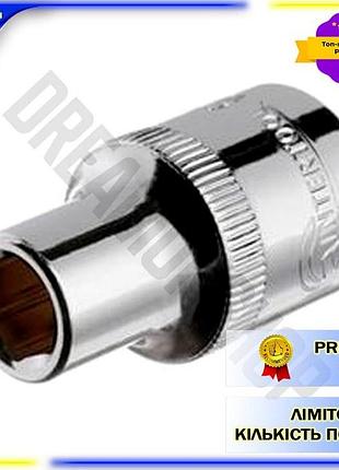 Dm головка торцевая шестигранная спецификация 2.2 intertool 9 мм 1/2 дюйма для крепежа и монтажа резьб spe|lz