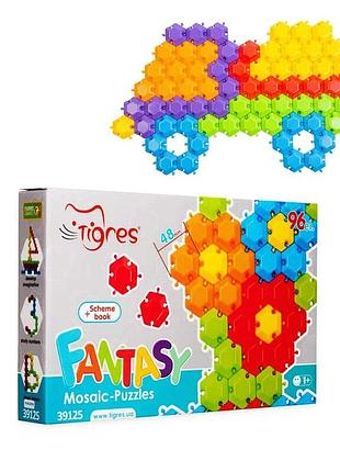 Игра-конструктор 'фантазия' 39125 (13) tigres, 96 деталей в коробке