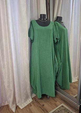 Котонове з кишенями плаття 👗 італія