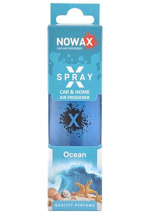 Ve ароматизатор nowax x spray ocean updated form для автомобиля с распылителем свежий воздух для кварти