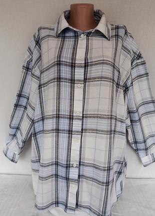 Отличная удобная оверсайз-рубашка из фланели отличного качества