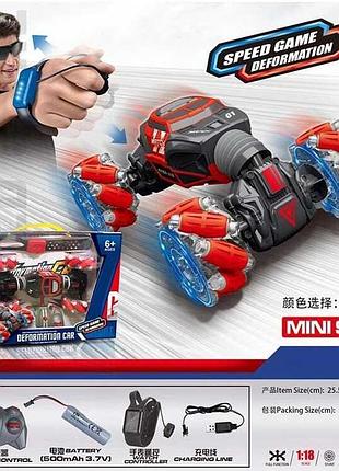 Радиоуправляемая машинка ud 2219 a (24) масштаба 1:18 с роликовыми колесами, аккумулятором 3,7 v, пультом