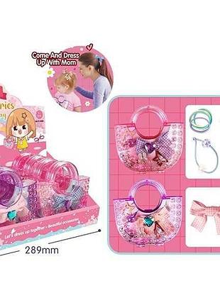 Детский набор yt 058 a из 10 аксессуаров для волос в коробке