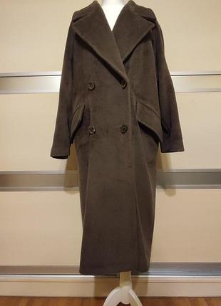 Шерстяное пальто- тедди dejac paris