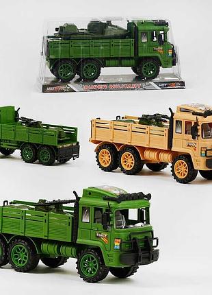 Інерційна машинка 2588-7 (54/2) з аксесуарами, 2 кольори, військовий стиль