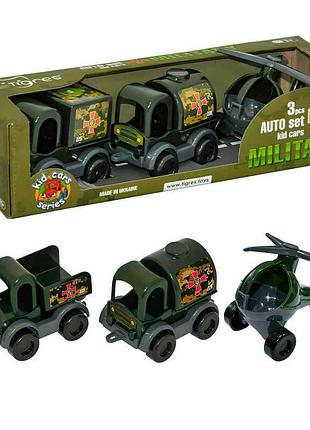 Гр набор военных машинок 'kids cars' 39998 'tigres' в компактной коробке