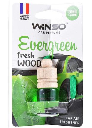 Ve ароматизатор winso fresh wood evergreen updated form 4мл освіжувач повітря upd_fo3