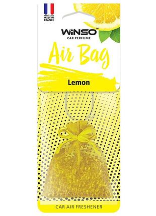 Ve ароматизатор winso air bag lemon updated form сухой для дома и офиса освежитель воздуха цитрусовый а