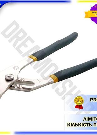 Dm кліщі трубні сила специфікація 2.2 250 мм довгі щипці для захоплення предметів із гумовими рукоятка spe|lz