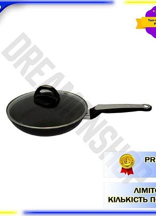 Dm сковорода антипригарная maestro спецификация 2.2 22 см с крышкой для жарки и тушения алюминиевая с spe|lz