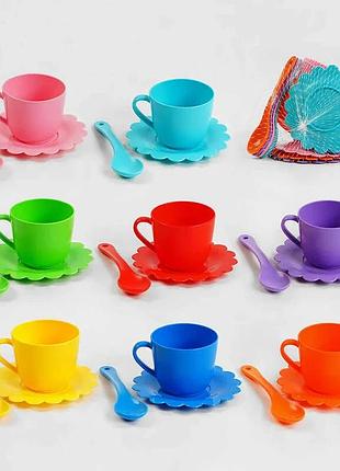 Гр набор детской посуды «ромашка» 39081 (60) 2 вида, «tigres», рассчитанный на 4 персоны, в сетке