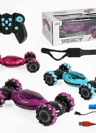 Игрушечный автомобиль 3788-1 (24) с браслетным и пультовым управлением, музыкальные эффекты, светодиодная