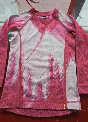Reima термо реглан лонгслив девочке 3-4 г 98-104 см шерсть мериноса
