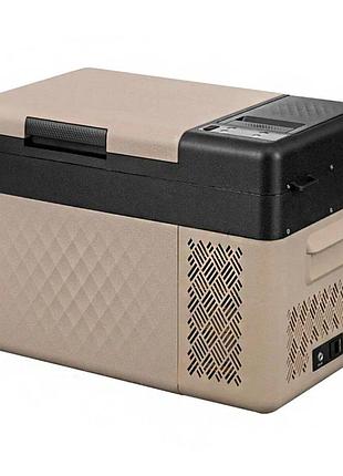 Ve холодильник автомобильный brevia 24л компрессорный updated form для авто и поездок переносной с blue