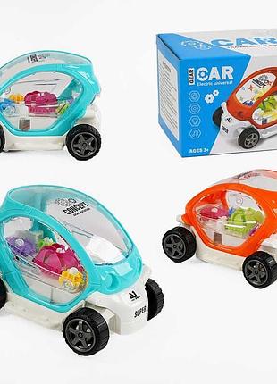 Игрушечная машинка 8899-135 (168/2) с подсветкой, звуковыми эффектами и движущимися шестернями