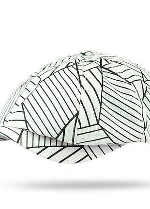 Хуліганка преміальна восьмикутна кепка літо ​​матеріал 100% натуральний льон m