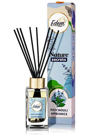 Ve аромадиффузор с палочками edem nature updated form secrets patchouli ambiance 90 мл для создания уют