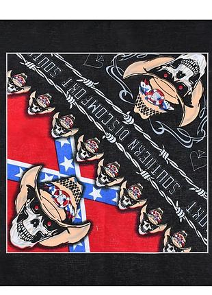 Бандана с узором череп 5 10531 54х54 см