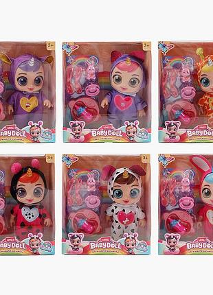 Игровая фигурка 219 a2 (42/2) 6 вариантов, съемная одежда, звуковые эффекты, высота 24 см, набор с посудой и