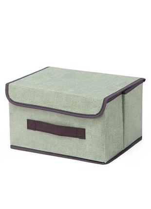 Ящик для хранения вещей 9518 25х19х16 см зеленый