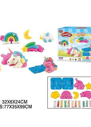 Масса для лепки f 018-210 (48/2) 12 оттенков, 7 фигурок, инструменты в упаковке