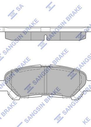 Колодки гальмівні дискові задн toyota highlander / kluger (_u4_) 3.5 2007.05-2014.08 hq sp2136
