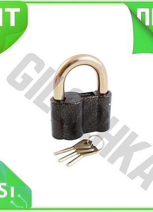 Ve замок навесной fzb 80 new version мм серый с ключами для дверей и ворот запирающее устройство n6w_ver